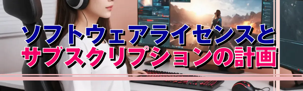 ソフトウェアライセンスとサブスクリプションの計画