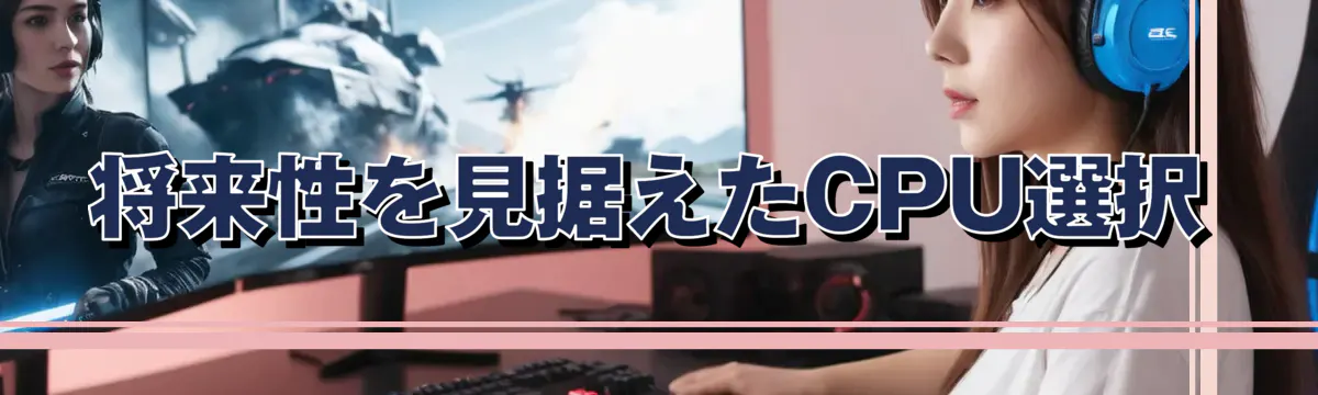 将来性を見据えたCPU選択