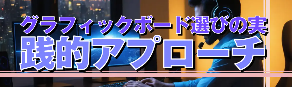 グラフィックボード選びの実践的アプローチ
