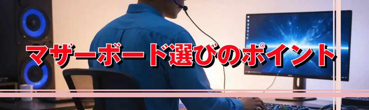 マザーボード選びのポイント