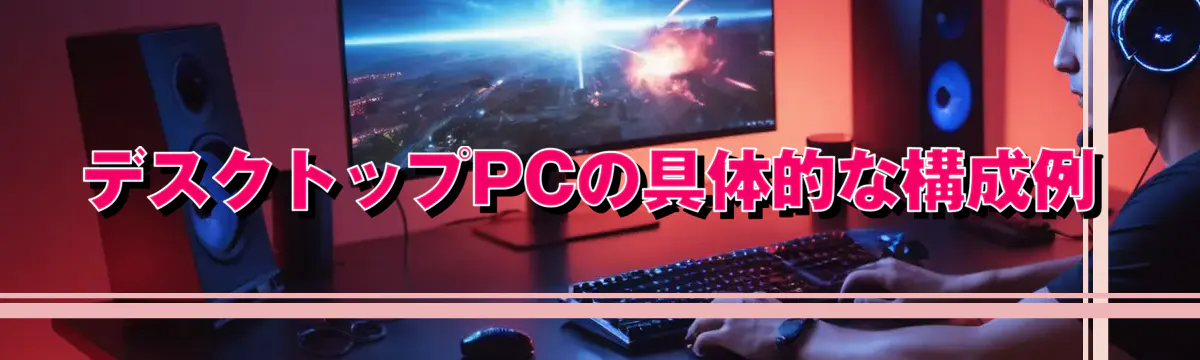 デスクトップPCの具体的な構成例