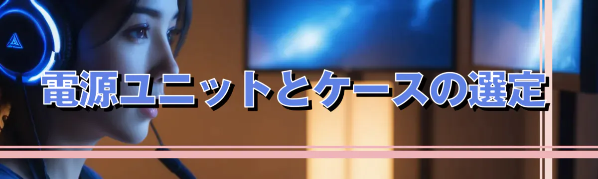 電源ユニットとケースの選定