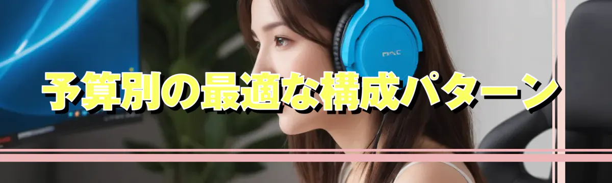 予算別の最適な構成パターン