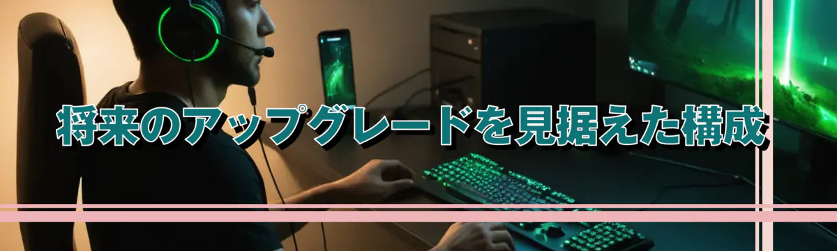 将来のアップグレードを見据えた構成