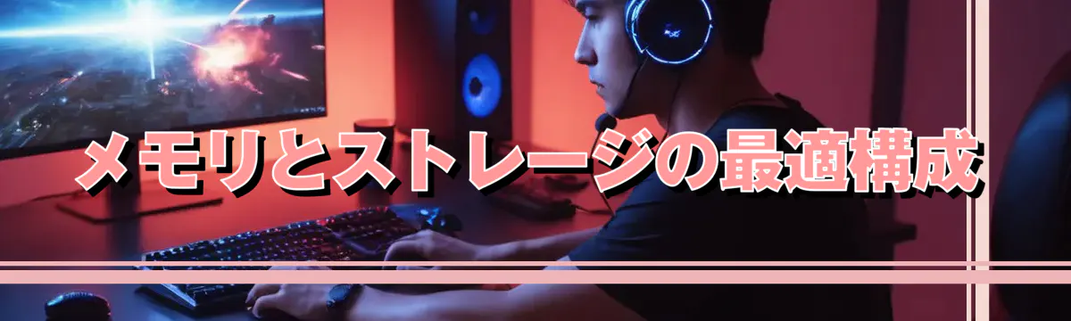 メモリとストレージの最適構成