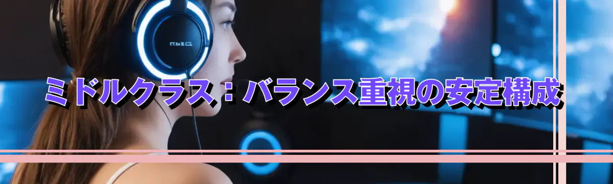 ミドルクラス：バランス重視の安定構成