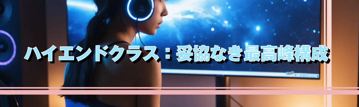 ハイエンドクラス：妥協なき最高峰構成