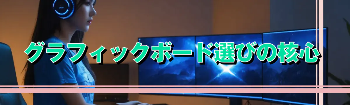 グラフィックボード選びの核心