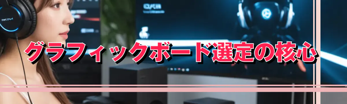 グラフィックボード選定の核心