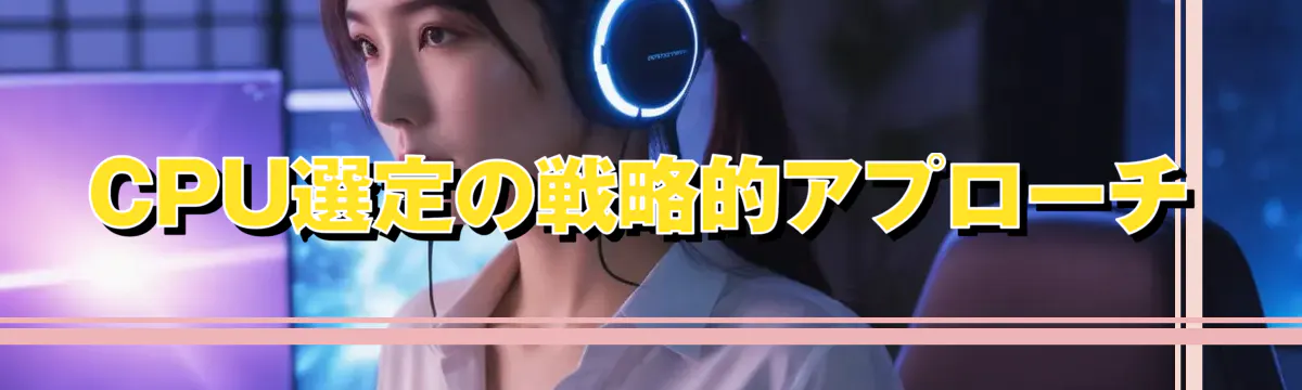 CPU選定の戦略的アプローチ