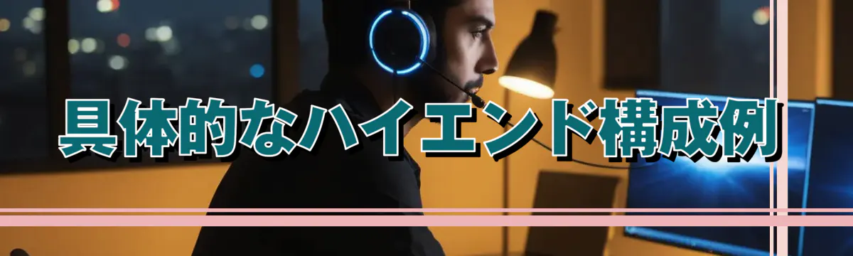 具体的なハイエンド構成例