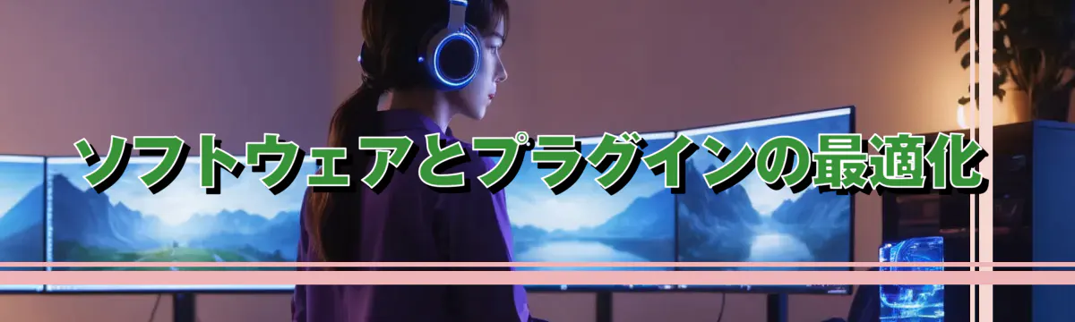 ソフトウェアとプラグインの最適化