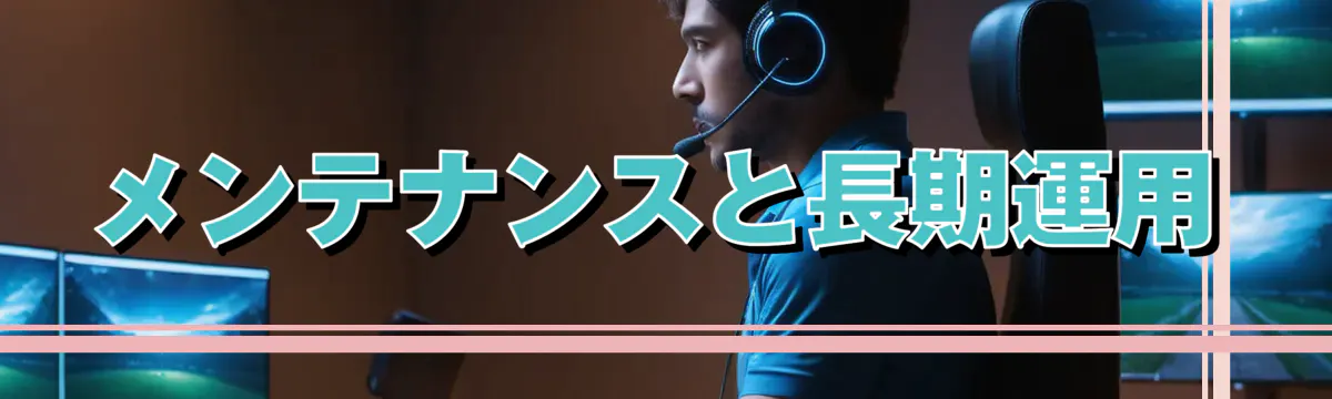 メンテナンスと長期運用