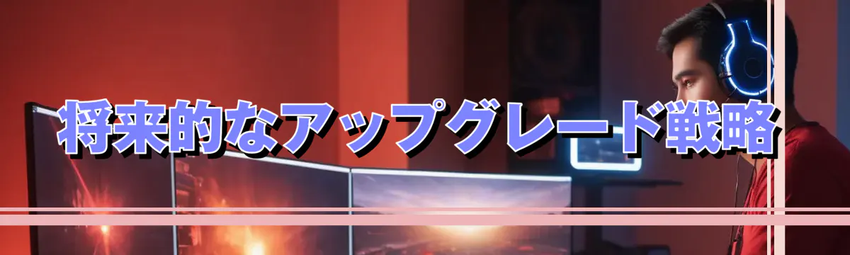 将来的なアップグレード戦略
