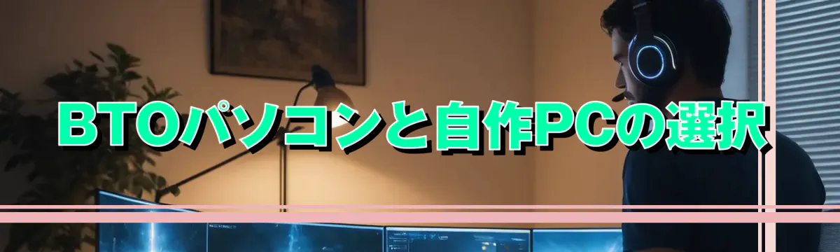 BTOパソコンと自作PCの選択