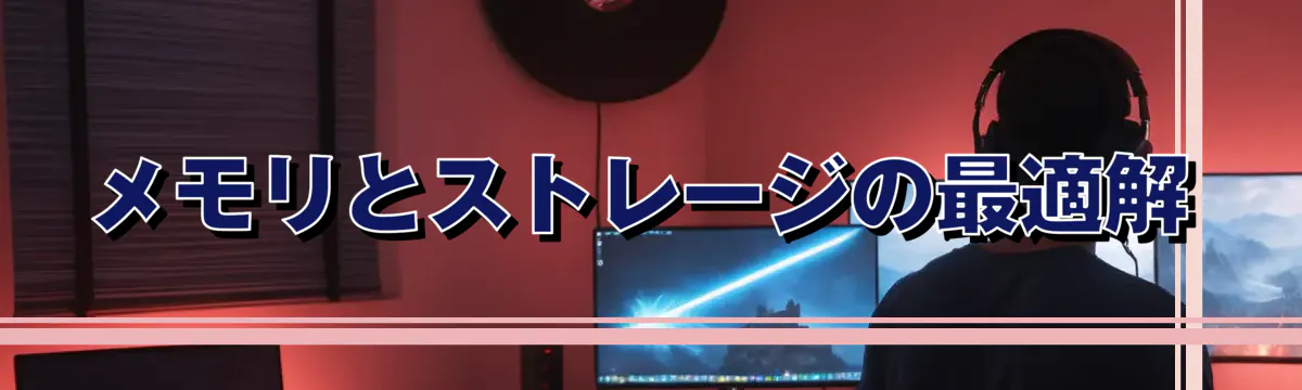 メモリとストレージの最適解