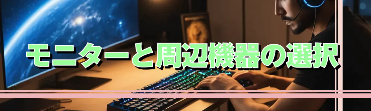 モニターと周辺機器の選択