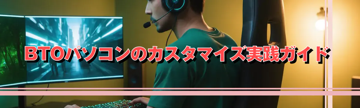 BTOパソコンのカスタマイズ実践ガイド