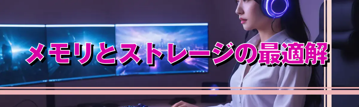 メモリとストレージの最適解