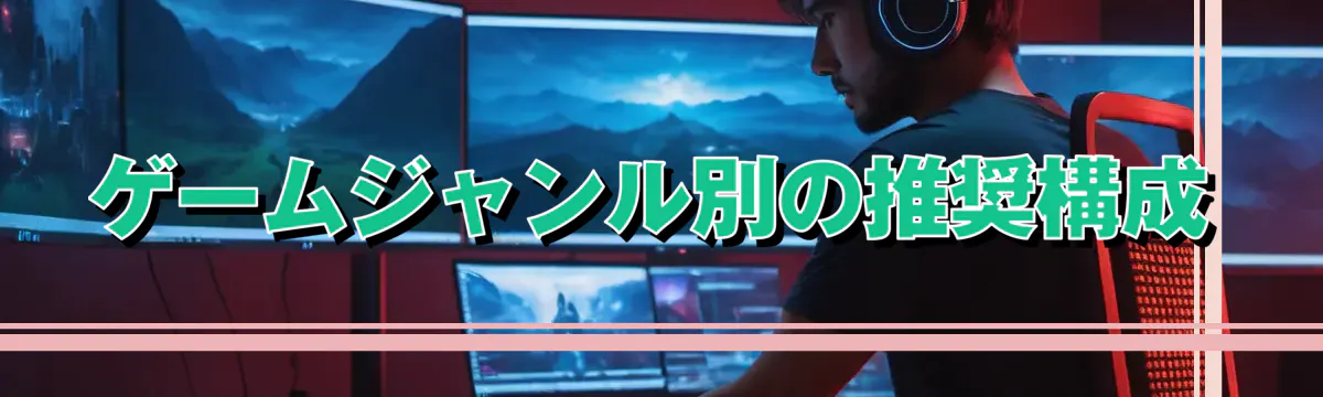 ゲームジャンル別の推奨構成