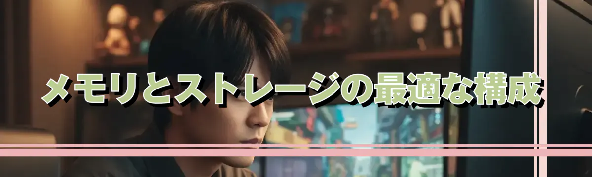 メモリとストレージの最適な構成