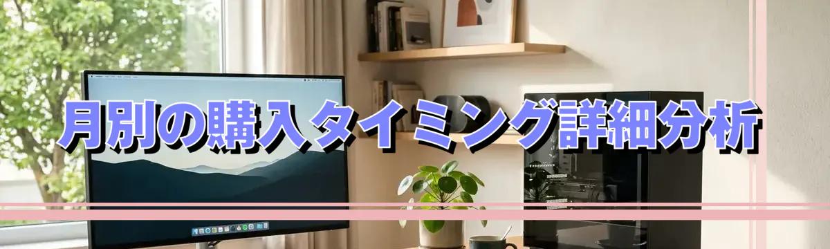月別の購入タイミング詳細分析