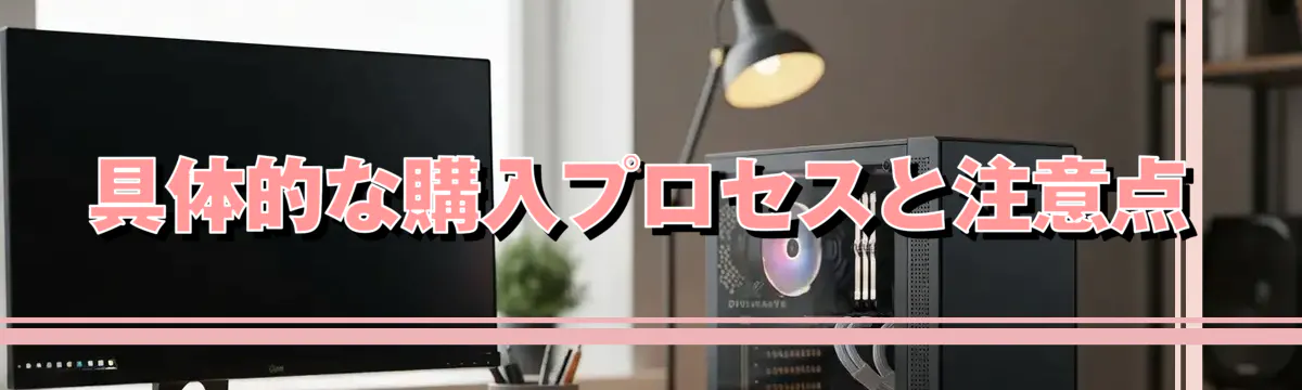 具体的な購入プロセスと注意点