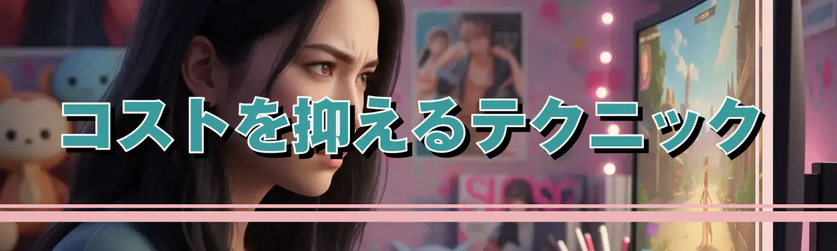 コストを抑えるテクニック
