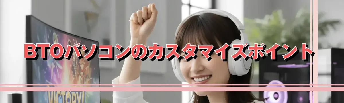 BTOパソコンのカスタマイズポイント