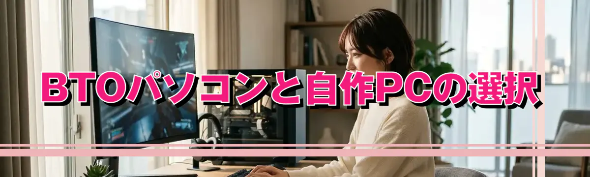 BTOパソコンと自作PCの選択