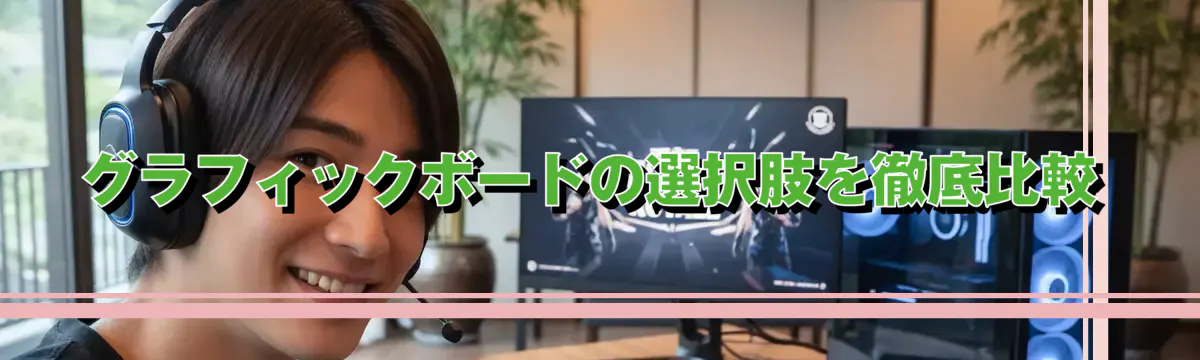 グラフィックボードの選択肢を徹底比較