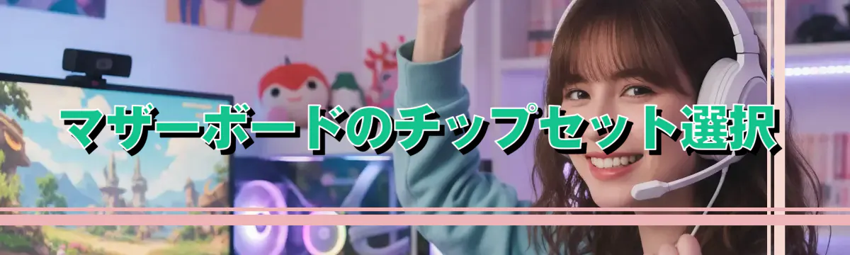 マザーボードのチップセット選択
