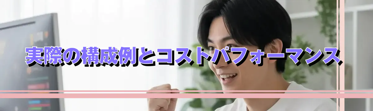 実際の構成例とコストパフォーマンス