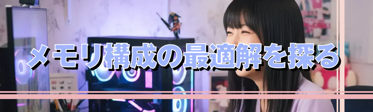 メモリ構成の最適解を探る