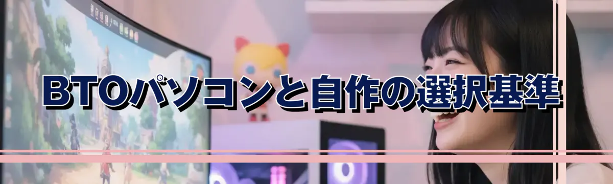 BTOパソコンと自作の選択基準