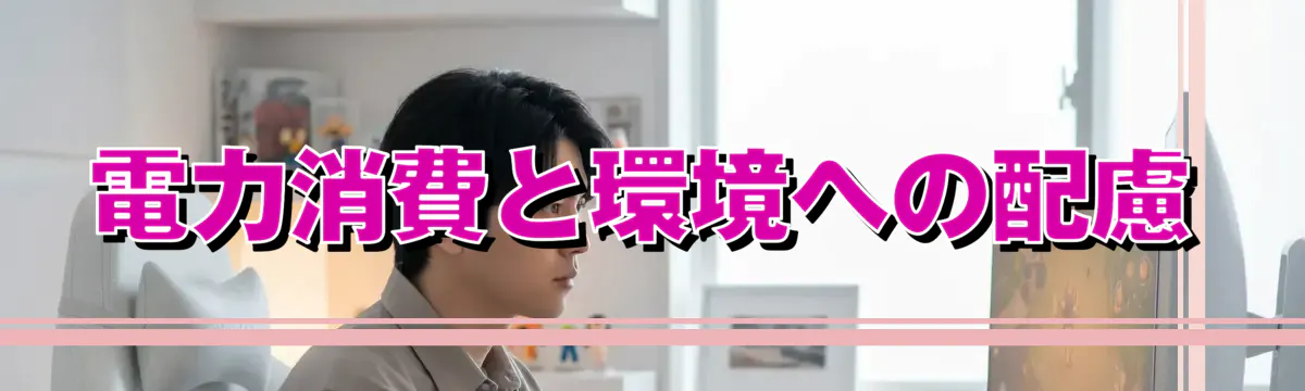 電力消費と環境への配慮