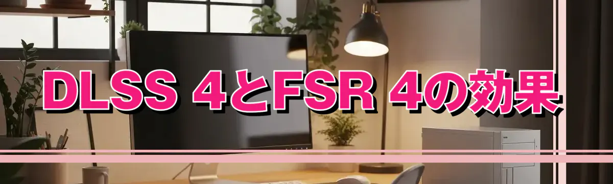 DLSS 4とFSR 4の効果
