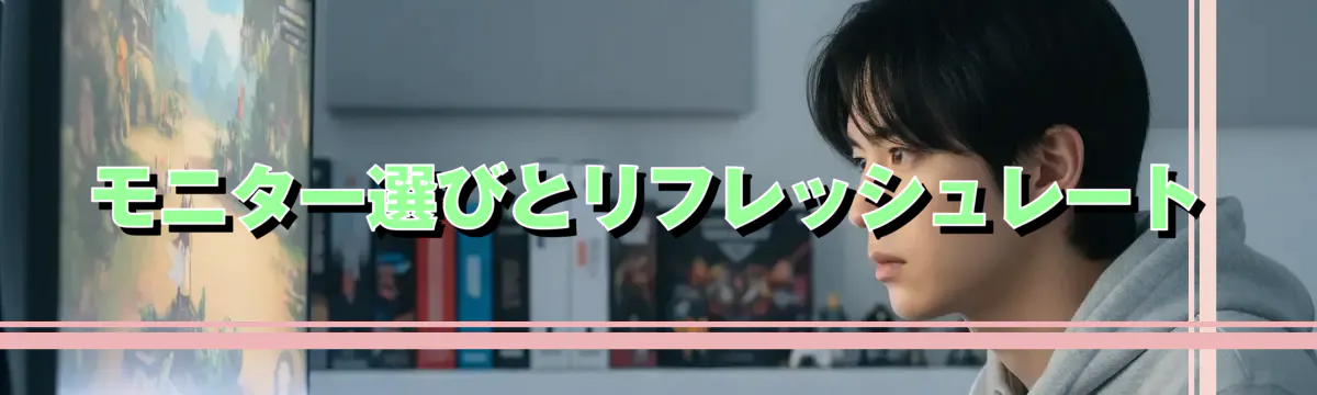 モニター選びとリフレッシュレート
