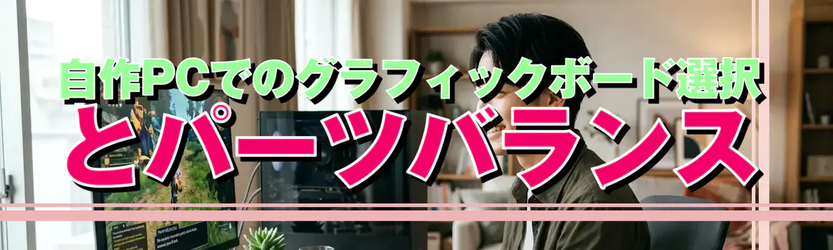 自作PCでのグラフィックボード選択とパーツバランス