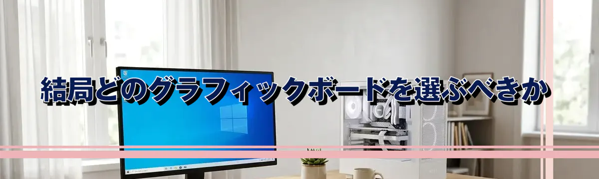 結局どのグラフィックボードを選ぶべきか