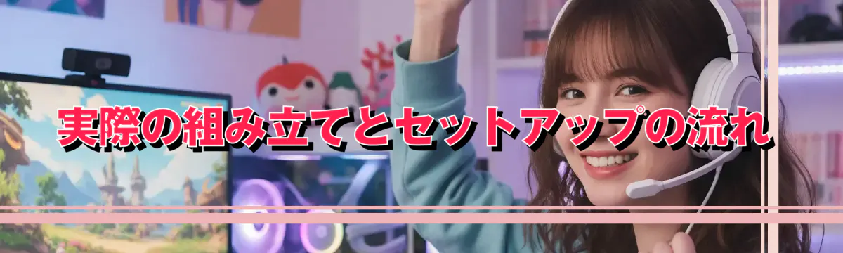 実際の組み立てとセットアップの流れ