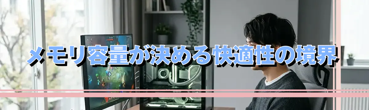 メモリ容量が決める快適性の境界