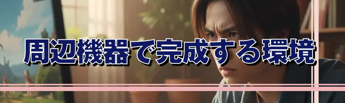 周辺機器で完成する環境