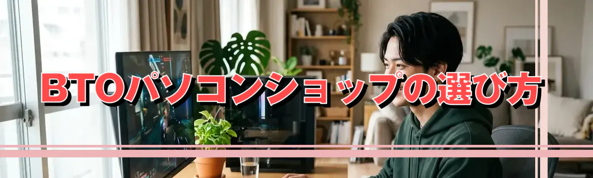 BTOパソコンショップの選び方