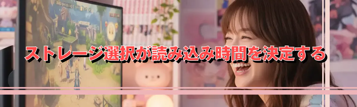 ストレージ選択が読み込み時間を決定する