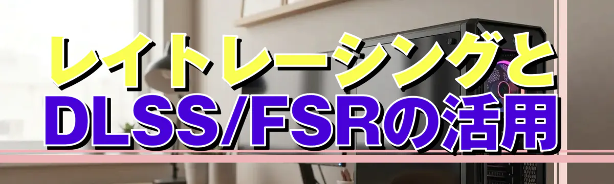 レイトレーシングとDLSS/FSRの活用