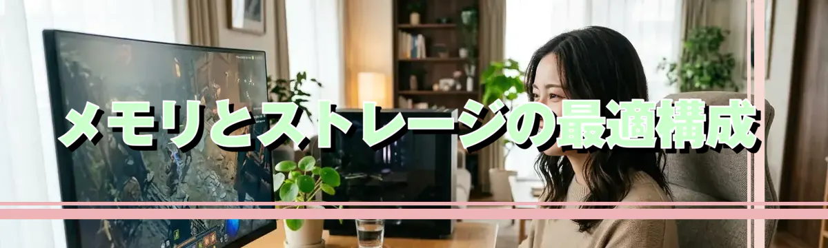 メモリとストレージの最適構成