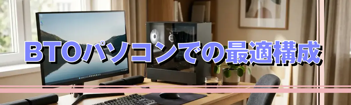 BTOパソコンでの最適構成