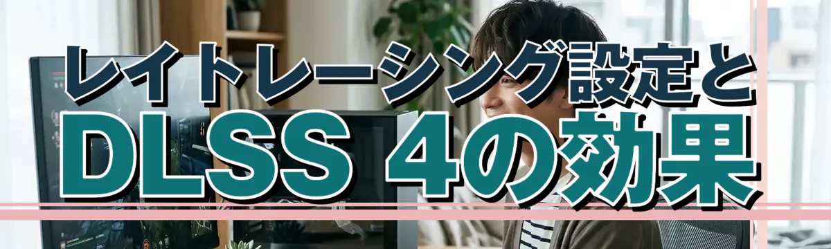 レイトレーシング設定とDLSS 4の効果