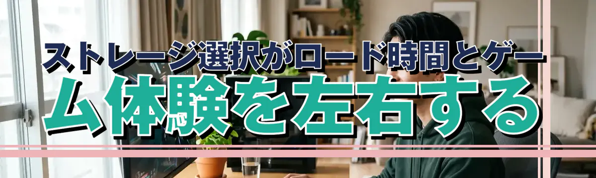 ストレージ選択がロード時間とゲーム体験を左右する